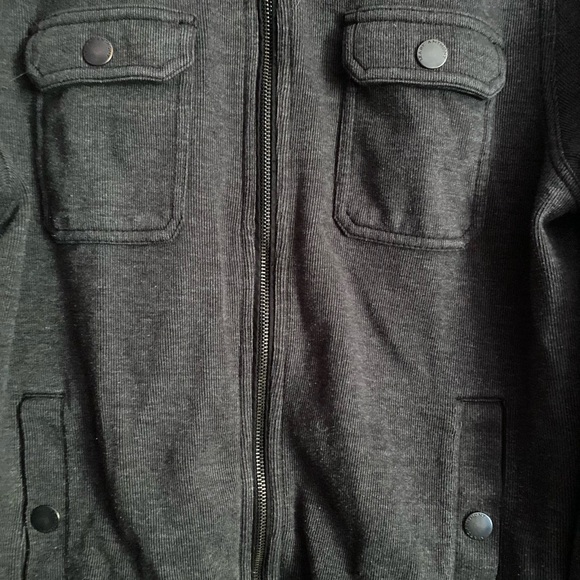 Marc Anthony Elbow Patch Zip Jacket size large - Picture 4 of 5